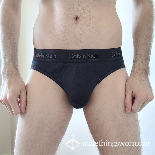 Calvin Klein Body Mens Hip Brief - Small, Black