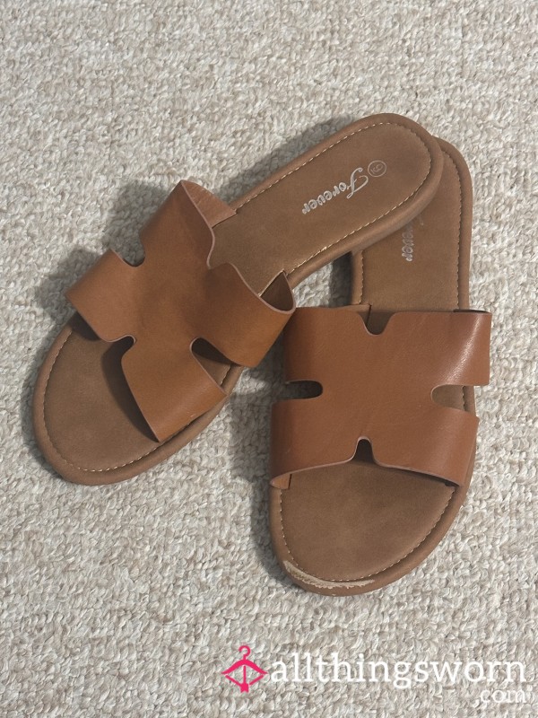 Camel Sandals