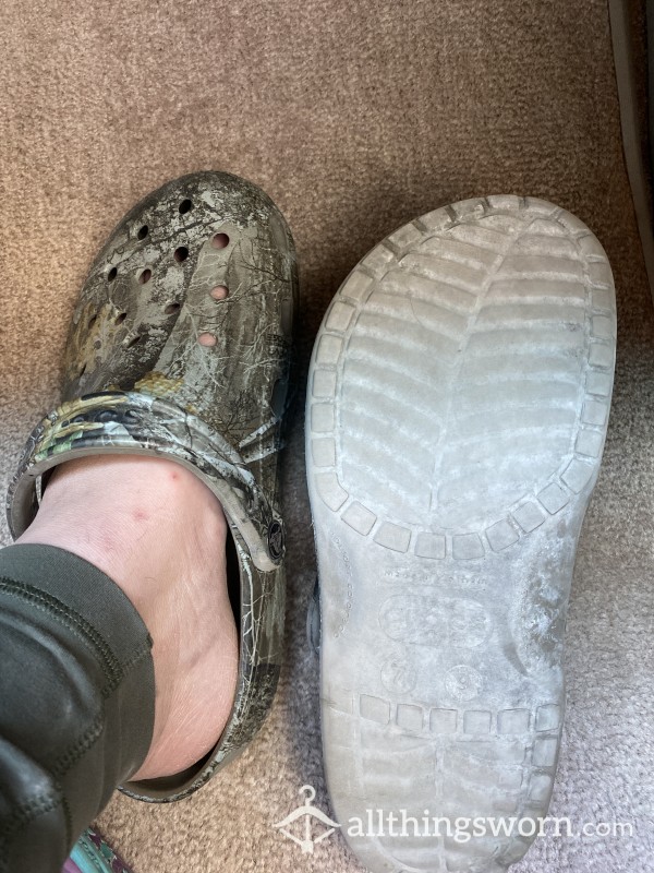 Camp Crocs Worn