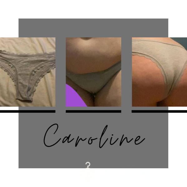 “Caroline” Grey Cotton Cheeky