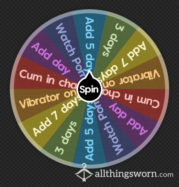 Chast*ty Wheel Spin Or Feminization Tasks Wheel Spin