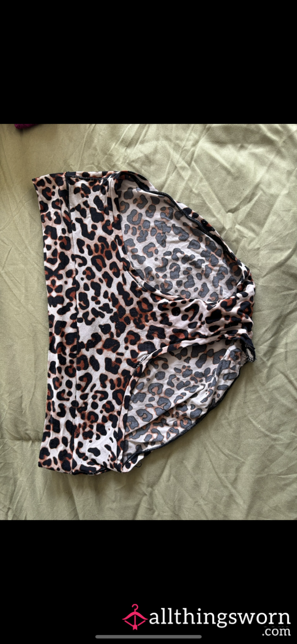 Cheetah Panties | Cheekies | Hipsters | Size L | Cotton