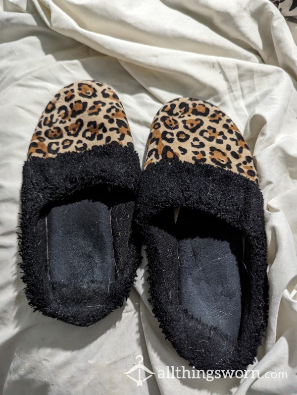 Cheetah Slippers