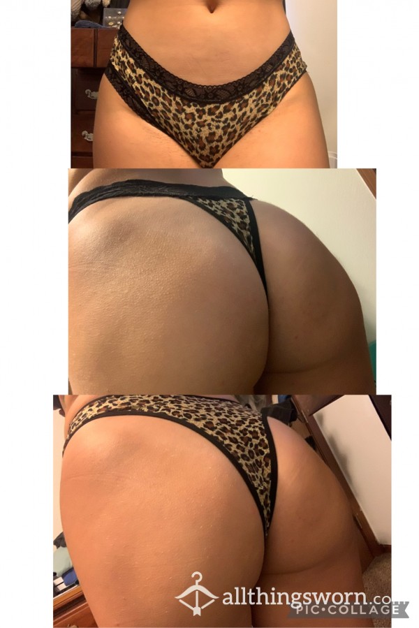 Cheetah Thong