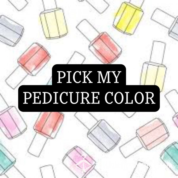 Choose My Pedicure Color