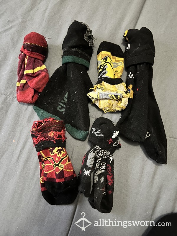 Choose Your House! Worn Harry Potter Socks