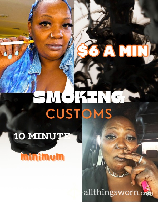 Cigar Or Cigarette Smoking Custom Clips