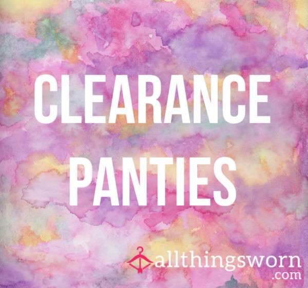 Clearance Panties💓