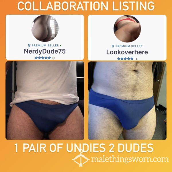 **SOLD** 🔥Collaboration Alert🔥 1 Pair Of Briefs 2 Dudes🏃🏼‍♂️🩲👨🏻‍🔬 **SOLD**