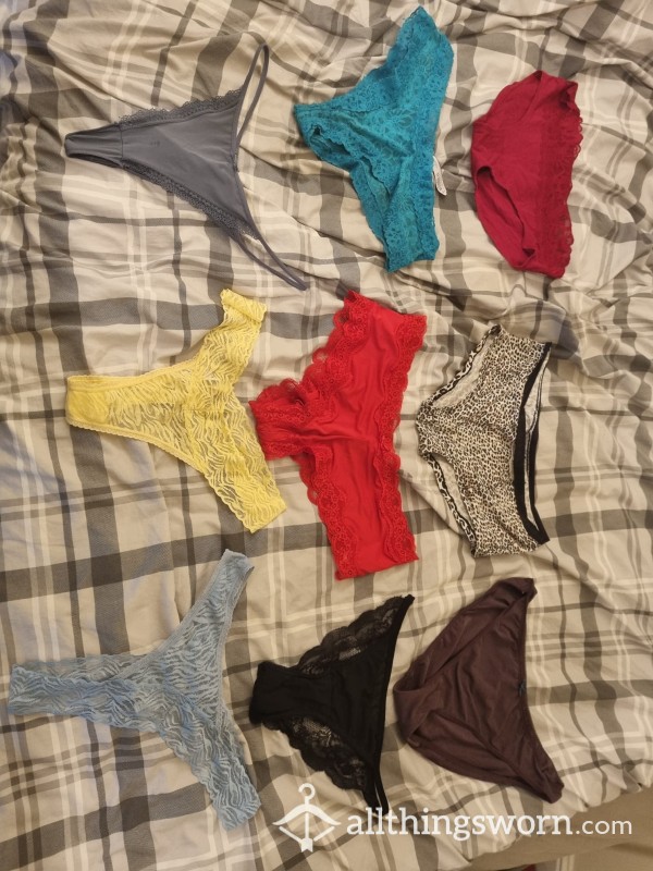 Collection Of S**y Underwear And Thongs