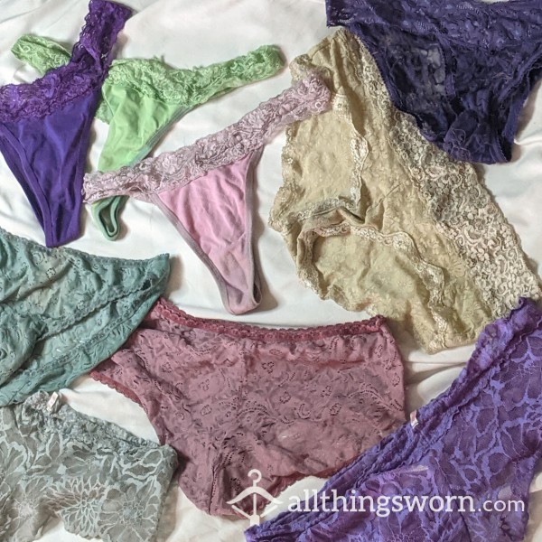 Colorful Undies/ Thongs- Ready For Wear And Delivery!