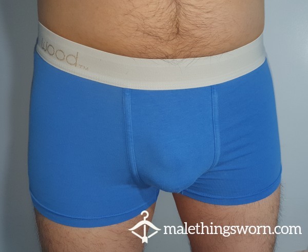 Lightweight Comfy Boxers - Wood - Blue M