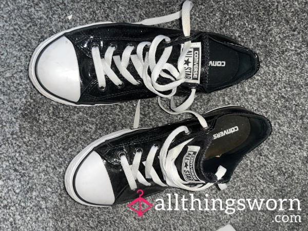 Converse Black Glitter