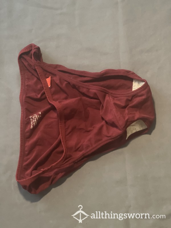 Cool Cotton Panties, Burgundy