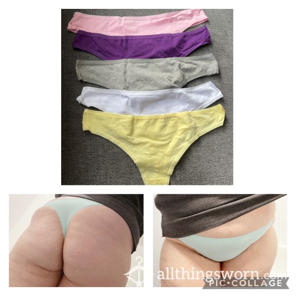 Cotton Thongs Xxl