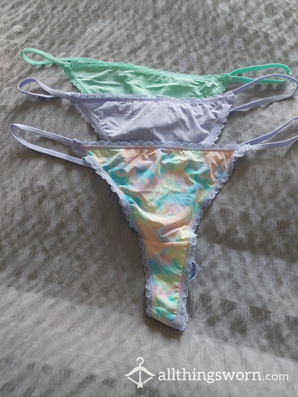 Creampie Satin Thongs