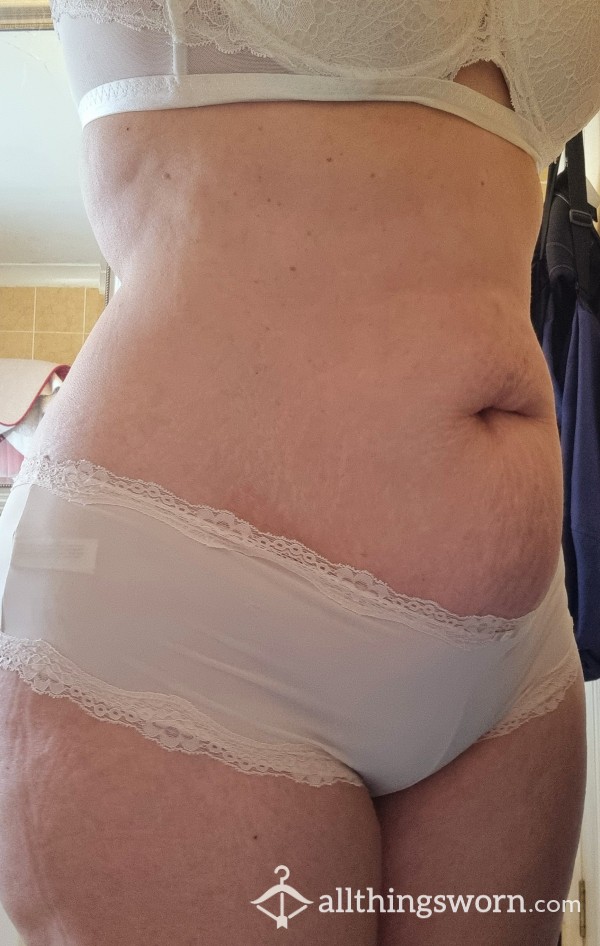 Creamy Colour Satin Panties