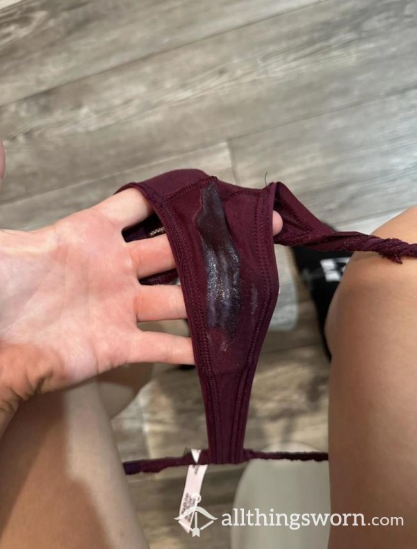 Creamy Thong M*sturb*ted In 😻