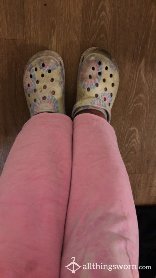 Crocks Worn And Dirty