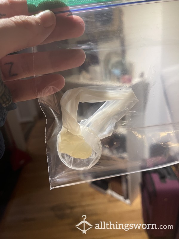 C*m Condom From Video Shoot