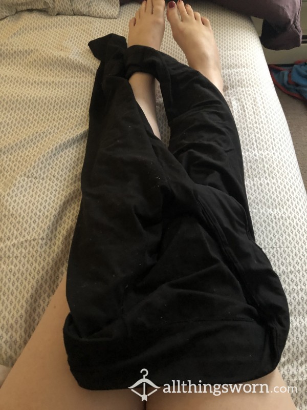 C*m Stained Black Leggings