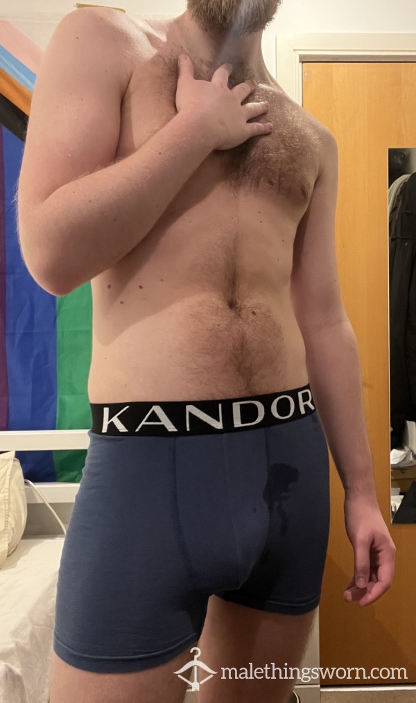 C*m-stained Blue Andor Boxers