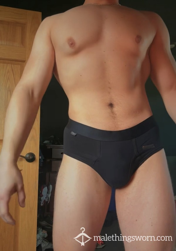 Custom Used Black Briefs