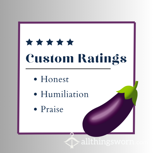 Custom Rating😈😝