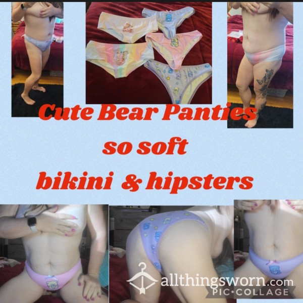 Cute Bear Panties Soft