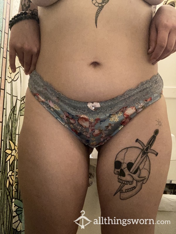 Cute Flor*l Well Worn Panties!