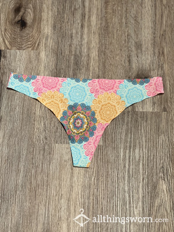 Cute Paisley Pattern Thong