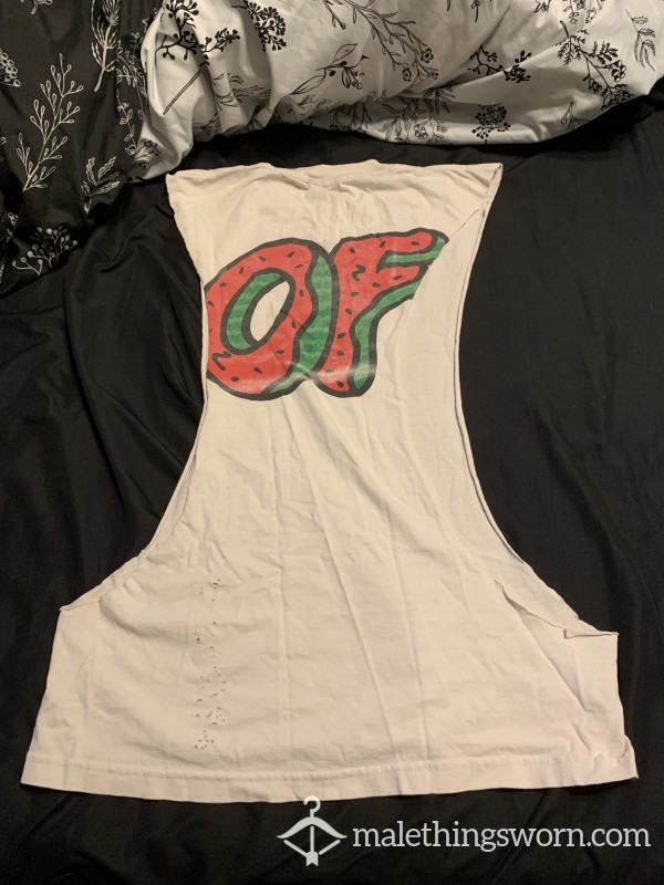 Cutoff Tank Top With Watermelon OF (Odd Future) Logo