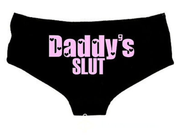 ✨Daddy's Sl*t Panties✨