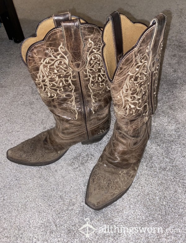 Dan Post Laredo Cowgirl Boots (SMELLY)