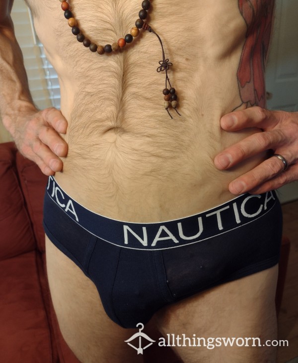 Men's Nautica Briefs (Navy)