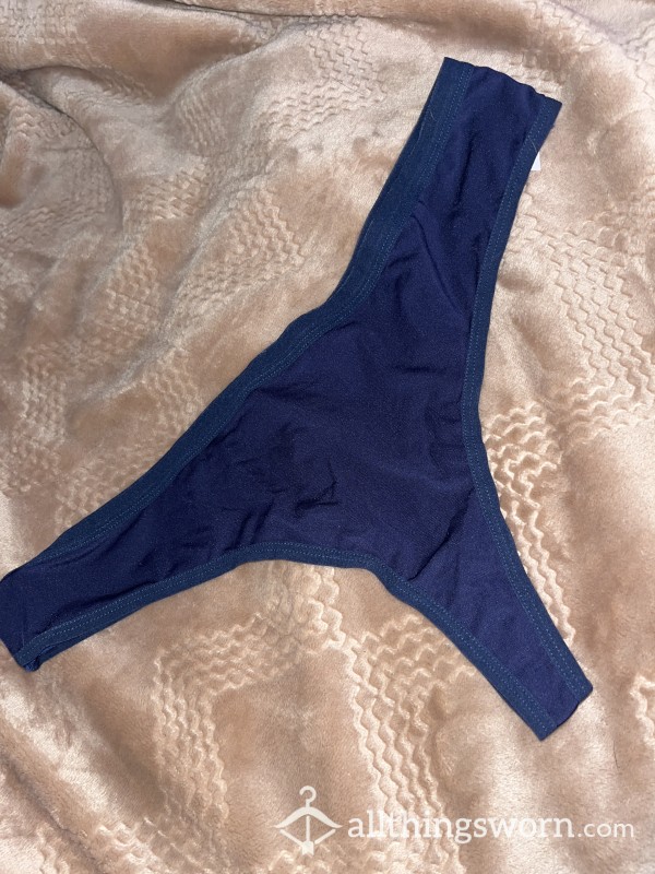 Dark Blue Thong