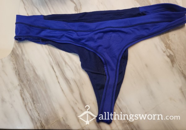 Dark Blue Thong