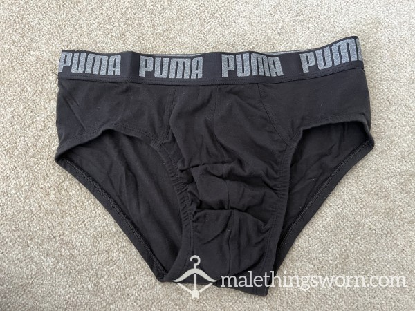 Dark Grey Puma Briefs Medium