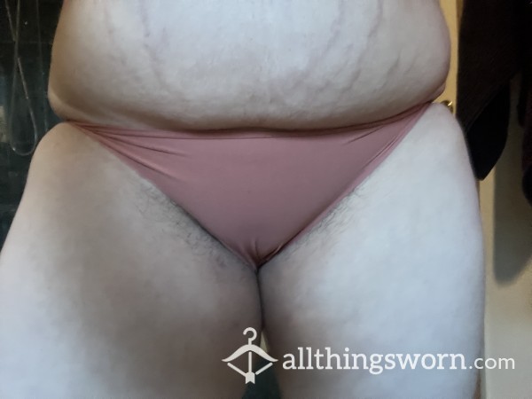 *SOLD*Dark Nude Nylon Panties