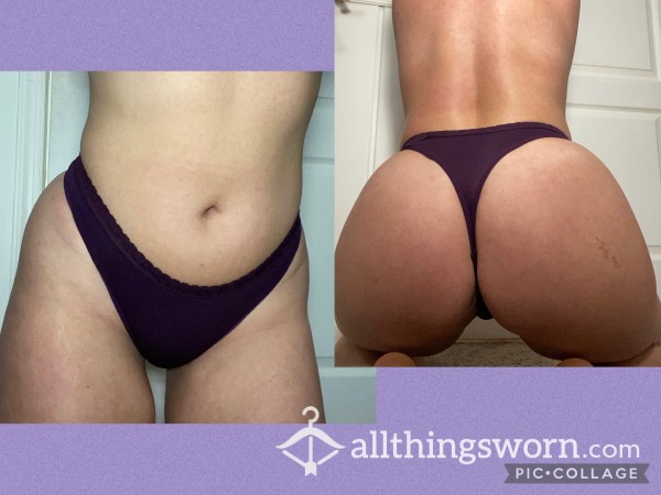 Plum Purple Thong