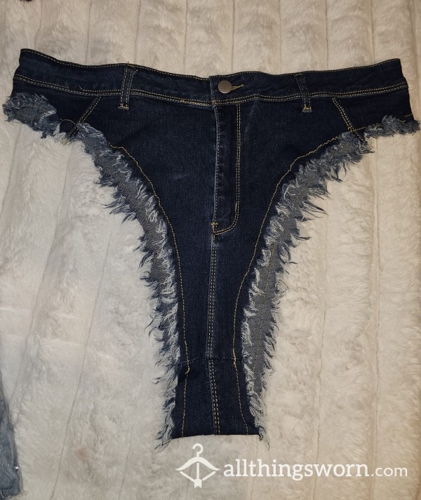 Denim Thong/short Hotpants