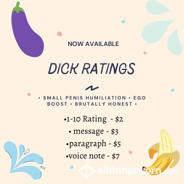 D*ck Ratings