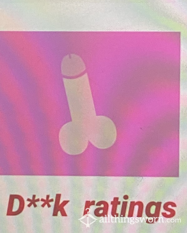 D*ck Rating