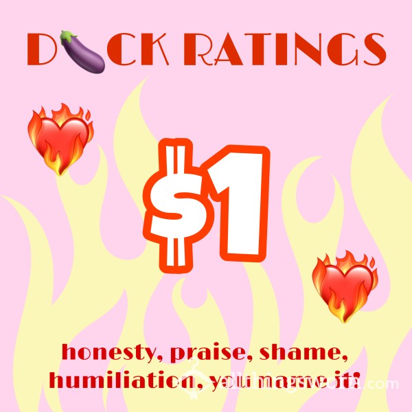 D*ck Rating!