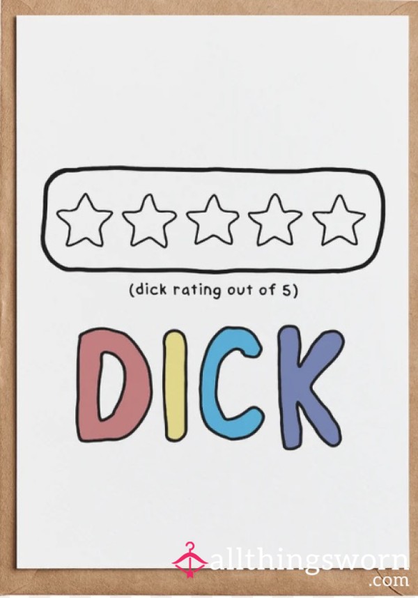 D*ck Rating 🍆💦