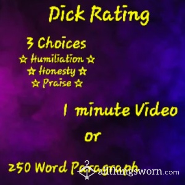 D*ck Ratings