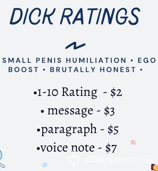 D*ck Ratings