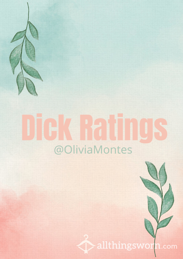 🍆 D*ck Ratings 🍆