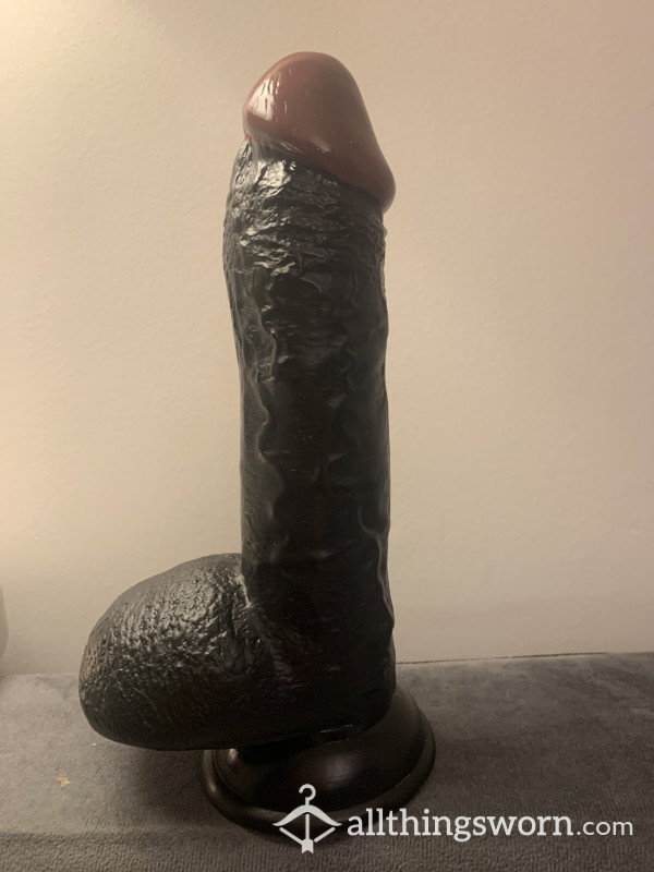 Di**o Used Thick 5.5inch Girth BLACK VEINY