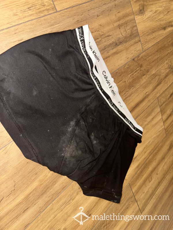 Dirty 7 Day Worn C*m Stained Calvin Klein Boxers